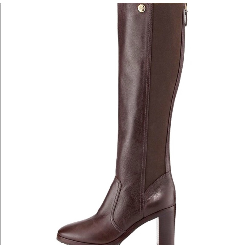 Tory Burch Black Sullivan Knee High Boots